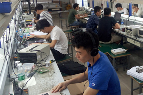 充分利用日常实训室进行集训